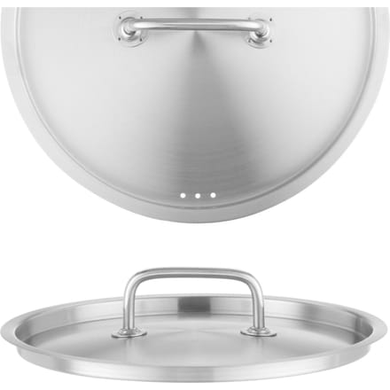 HENDI Deksel voor kookpannen – sandwichbodem – gesatineerde afwerking – ⌀240mm