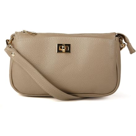 Giulia Monti Schoudertas Grijs Beige
