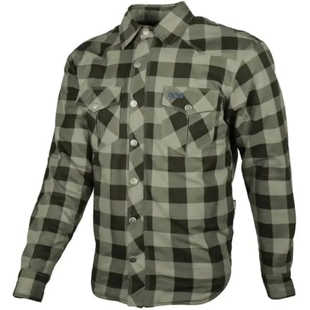 gms Jaguar Zwart Olijf Motoroverhemd - Shirts