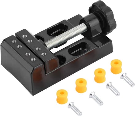 Allecto - Mini Vise Opening Parallel Bankklem - Compact en Lichtgewicht - Ideaal voor Sculptuur en DIY - Multifunctioneel - Stevige constructie - G...