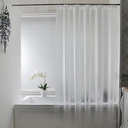 Douchegordijn 180 x 180 cm Dikker Matte Translucent Waterdicht en Schimmelbestendig