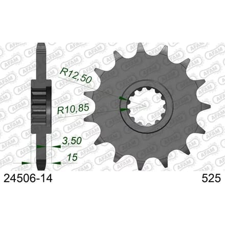 Tandwiel Afam 525