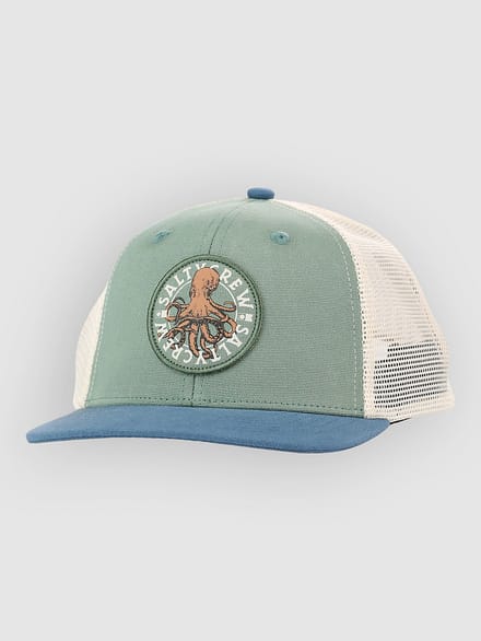 Salty Crew Tentacles Retro Kids Cap groen