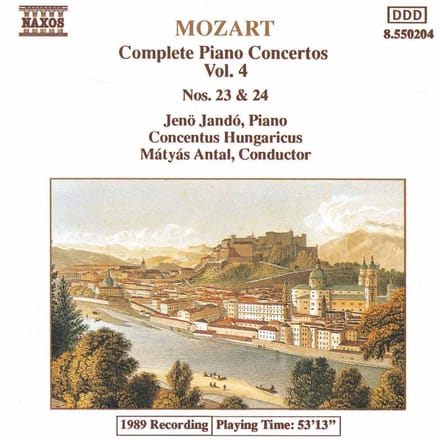 Jeno Jandó - Mozart: Piano Concertos 4 (CD)