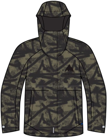 Burton Skimmer 2l Jas Groen 10 Years Kinderen