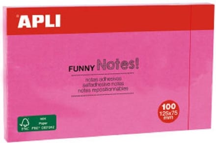 APLI NOTES 125 X 75 - ROSE - 100 VEL
