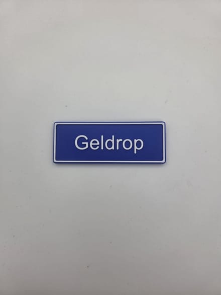 Koelkast Magneet plaatsnaam 8 X 3 CM Geldrop