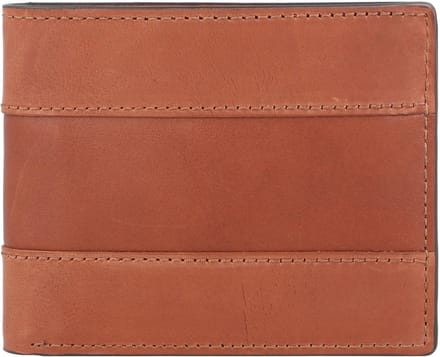 FOSSIL Kaarthoes Everett Bifold Flip ID Medium Brown Bruine