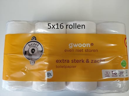 Gwoon G'woon - Toiletpapier 3-laags - 80 rollen