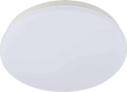 Ledvion - LED Plafonddlamp Wit (Ø25.5cm - 18W - 3000K - 1800L) IP20 - Geïntegreerd LED