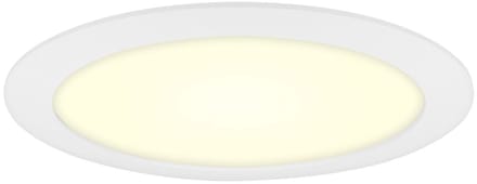 Yphix LED Paneel Rond - Downlight (IP44) - Ø 24cm - 14W - Warm wit licht (2900K) - Dimbaar - Energieklasse: -