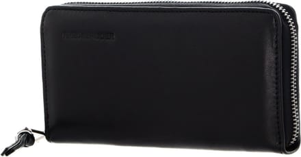FREDsBRUDER Leren Portemonnee Jeren Wallet Black Zwart