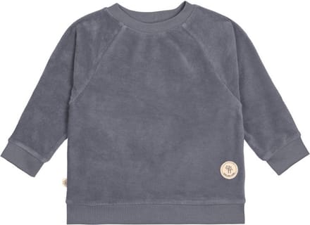 Badstof sweater - antraciet
