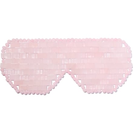 Bamford Isla Rose Quartz Eye Mask
