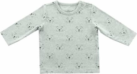 Jollein longsleeve Little lion grey 50/56