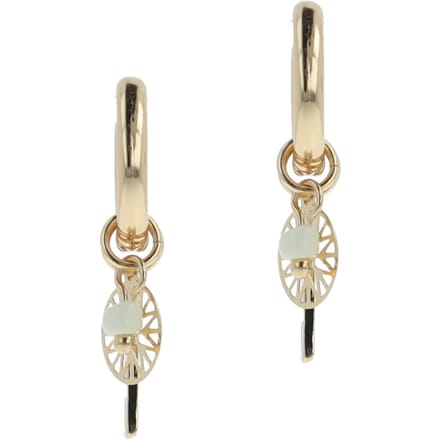 OTAZU Coin Hoops Gold Taglia: OS | Orecchini Outlet | Donna | Giallo