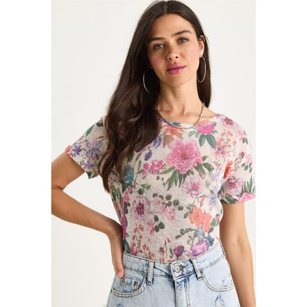 Transparante Crew Neck T-shirt