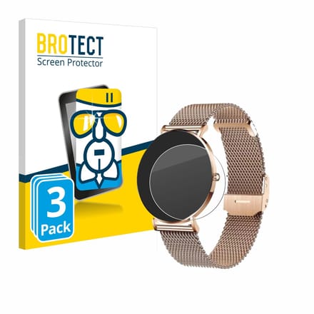 Screenprotector 3 Stuks voor Xcoast X-Watch Siona 2 Beschermglas transparant