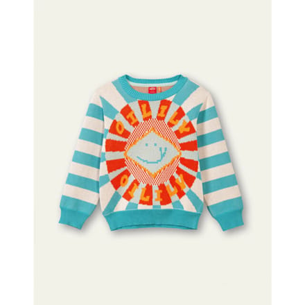 Oilily Kers - Trui - Meisjes - Blauw - 152/12yr