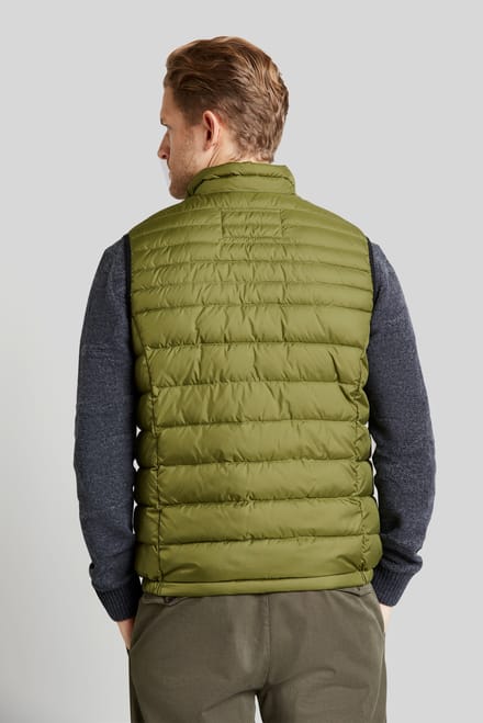 Bugatti Herren Gewatteerd vest van lichtgewicht nylon
