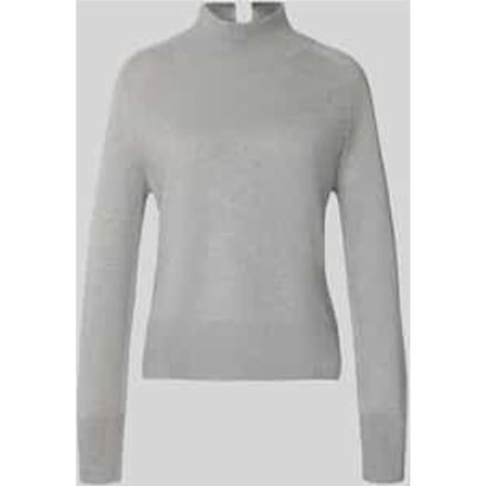 Tom Tailor - Gebreide trui met kasjmiermix - Maat L - medium silver grey melange