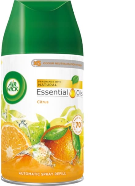 Air Wick Navulling Essential Oil Citrus 250 ml (Lemon & Ginseng)