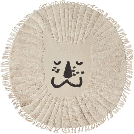 BADHANI - Laagpolig vloerkleed - Beige - 120 cm - Katoen