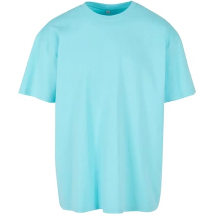 Build Your Brand - Heavy Oversized T-Shirt - Beryl Blue maat S
