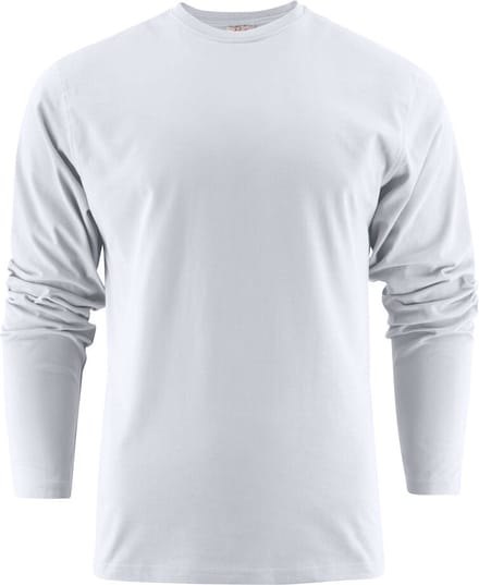 Printer HEAVY T-SHIRT L/S 2264016 - Wit - 4XL
