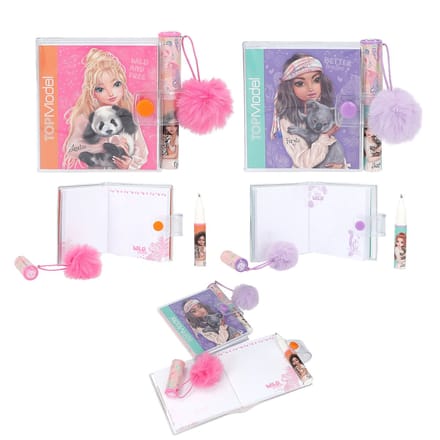 Depesche - TOPModel mini notitieboek met pen - WILD - 1 stuk