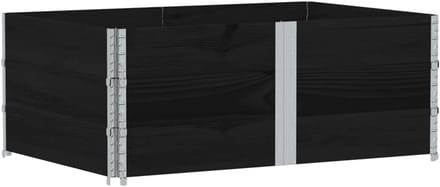 Set van 3 Houten Palletranden 150x100 cm Massief Grenenhout