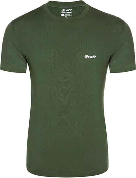 Graff Merino Warm 918 Korte Mouwen Basislaag Groen 2XL Man