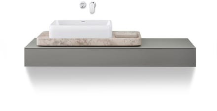 Duravit Wave - Inbouw wastafelkraan, 2-gats installatie, chroom WA1070004010
