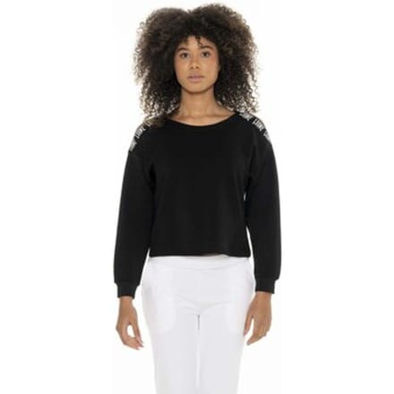 Sweaters Leone 1947 Woman Crewneck Black White