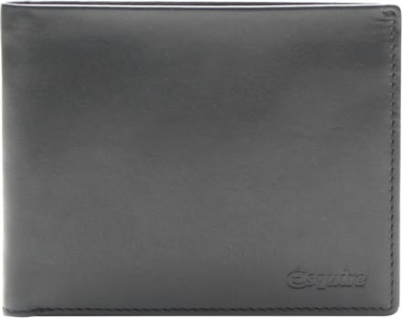 Esquire Portemonnee New Silk Wallet Black Zwart