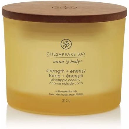 Chesapeake Bay Strength & Energy - Pineapple Coconut - Geurkaars met Drie Lonten - 50 branduren