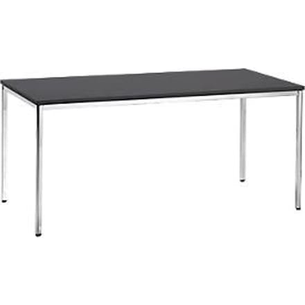 Vergadertafel, 1600 x 800 mm, zwart