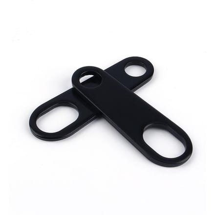 2X Supports d'amortisseurs de phare antibrouillard noirs pour moto custom bobber