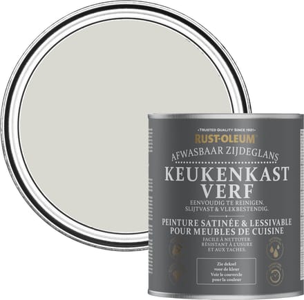Rust-Oleum Grijs Keukenkastverf Zijdeglans - Berkenboom 750ml