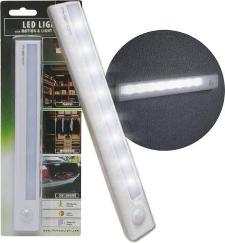 Kastverlichting LED met bewegingssensor- Keukenverlichting op batterij - LED Kast Verlichting Draadloos - Beweging & DAG/NACHT sensor! - BPK