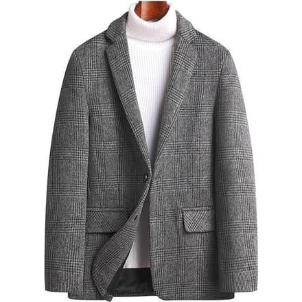 Costume d'automne et d'hiver pour homme, petit costume tendance 5XL gray