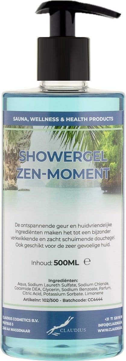 Douchegel Zen Moment 500 ml - met gratis pomp - Showergel