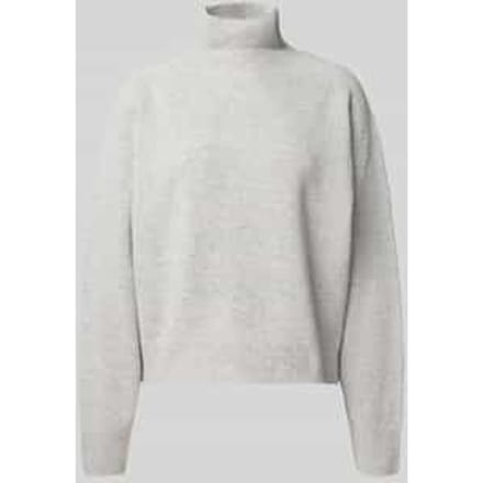 Gebreide pullover met opstaande kraag
