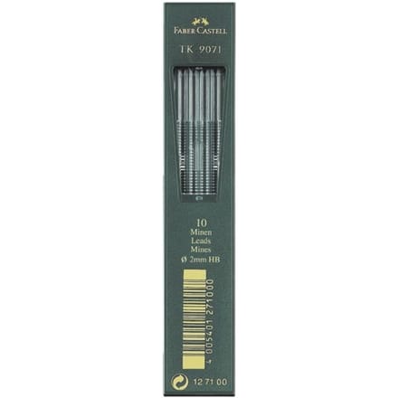 Faber-Castell potloodstiftjes - TK9071 - 2,0mm - HB - 10 stuks - FC-127100