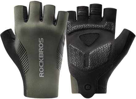 Rockbros cycling gloves spring/summer/autumn short fingers size: L - green