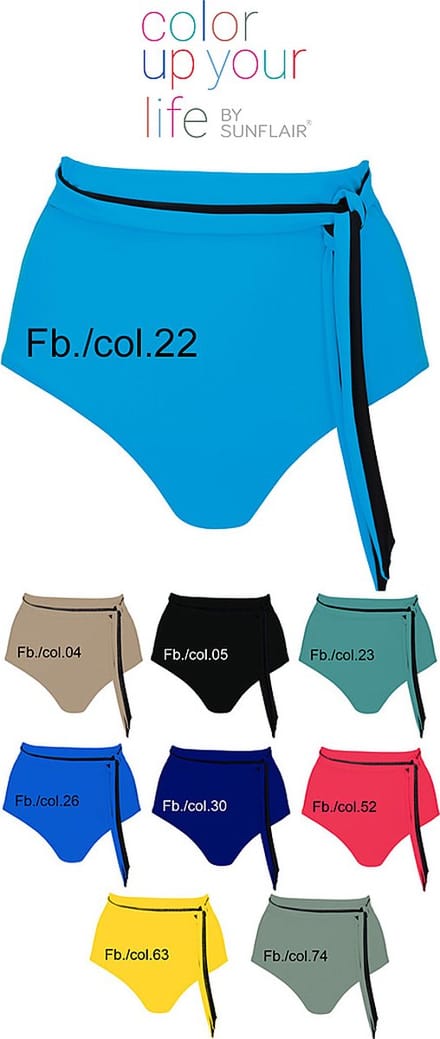 Sunflair - Mix & Match Hoge Bikinislip - Kaki - 40