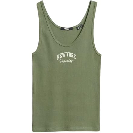 Superdry - Athletic Essentials-hemdtopje met print - Dames - Vesten
