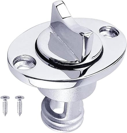 Afvoerplug Boot - Waterdichte Plug - Waterdicht Houden - Corrosiebestendig RVS - 25mm Diameter - Zilver