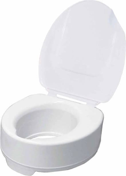 Drive Toiletverhoger met deksel - 15 cm - Wit