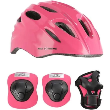 Beschermingsset en helm NILS Extreme MTW01+H210